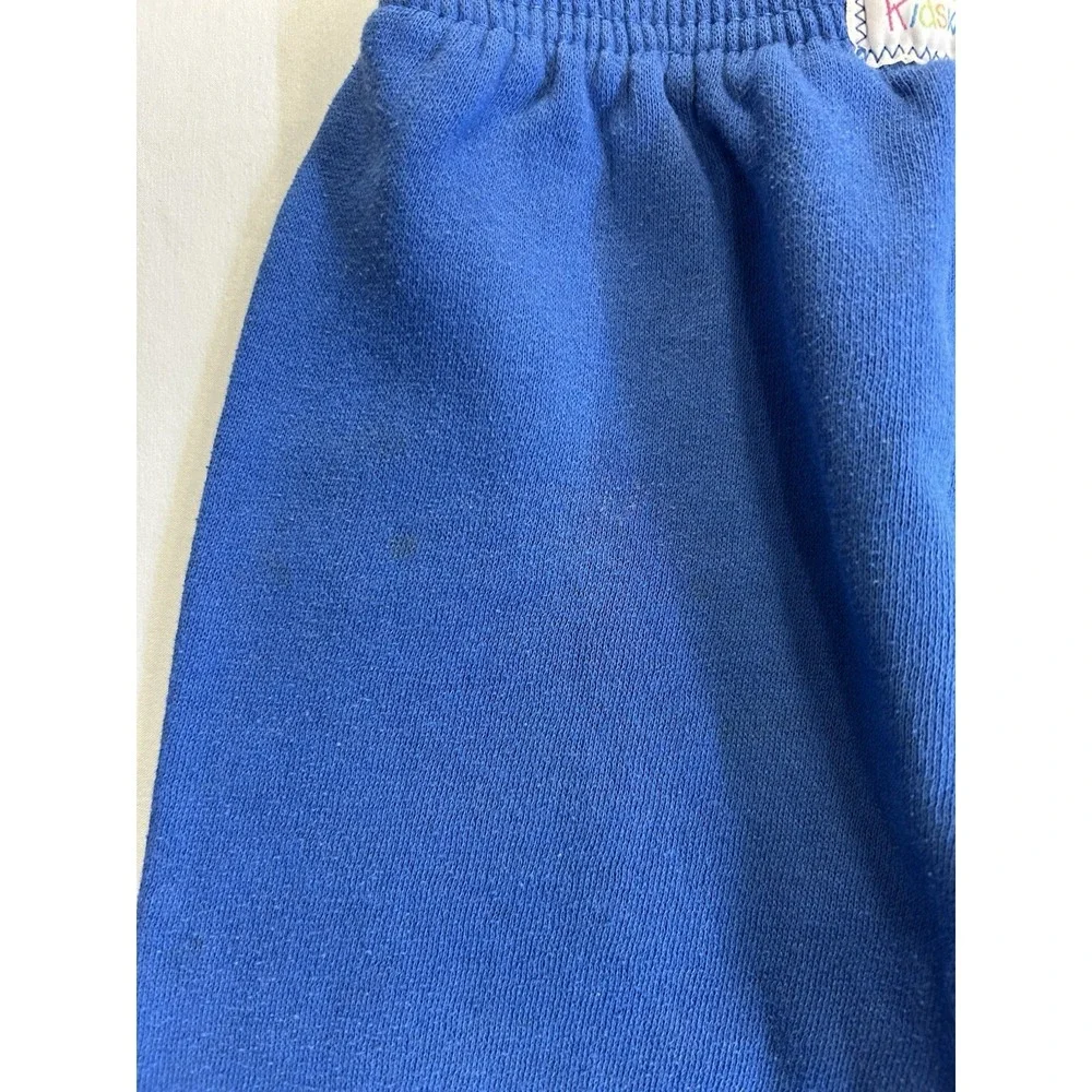 Vintage Fisher-Price Kidswear Blue Sweatpants Toddler 2T Fleece Joggers 90s